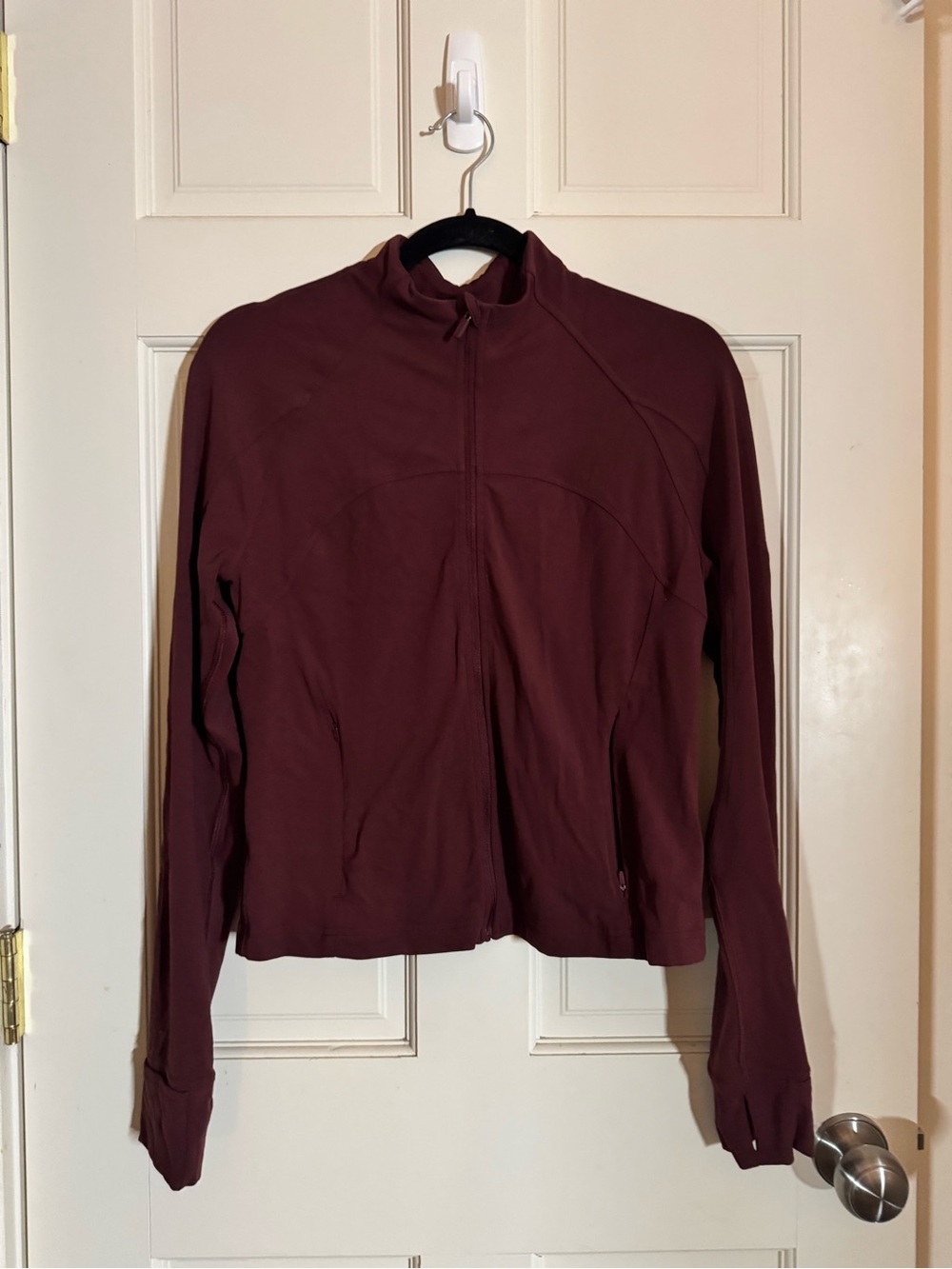 GUC Lululemon Define Jacket Bordeaux Drama Burgundy Luon Size 12